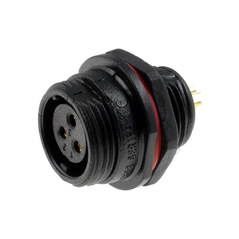 Connector circular socket SP13 female PIN:3 IP68 250V 13A