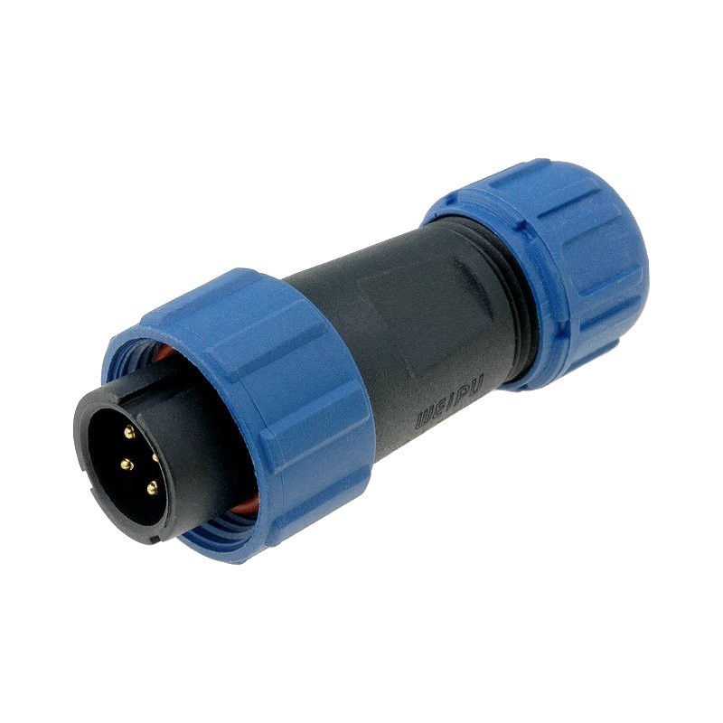 Plug SP13 IP68 for cable - 7 pin female