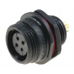 Connector SP13 IP68 for panel - 7 pin Female