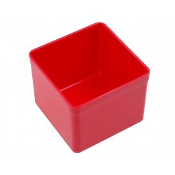 Container for boxes - 54x54x45mm - red - polystyrene