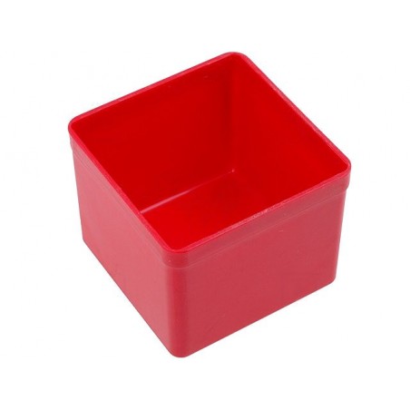 Container for boxes - 54x54x45mm - red - polystyrene