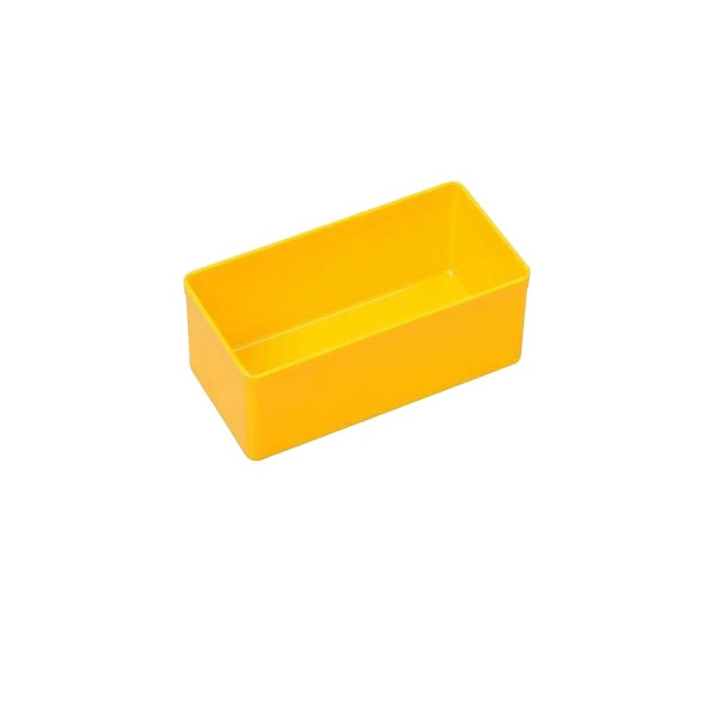Caixa arrumação 54x108x45mm - Amarela