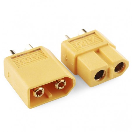 PRT-10474 - Par de Conectores XT60 (Macho e Fêmea) PRT-10474 - Par de Conectores XT60 (Macho e Fêmea)