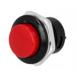 Push Button SPST-NO 3A - Red
