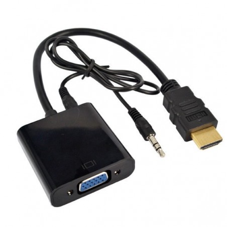 HDMI to VGA Video + Audio Adapter