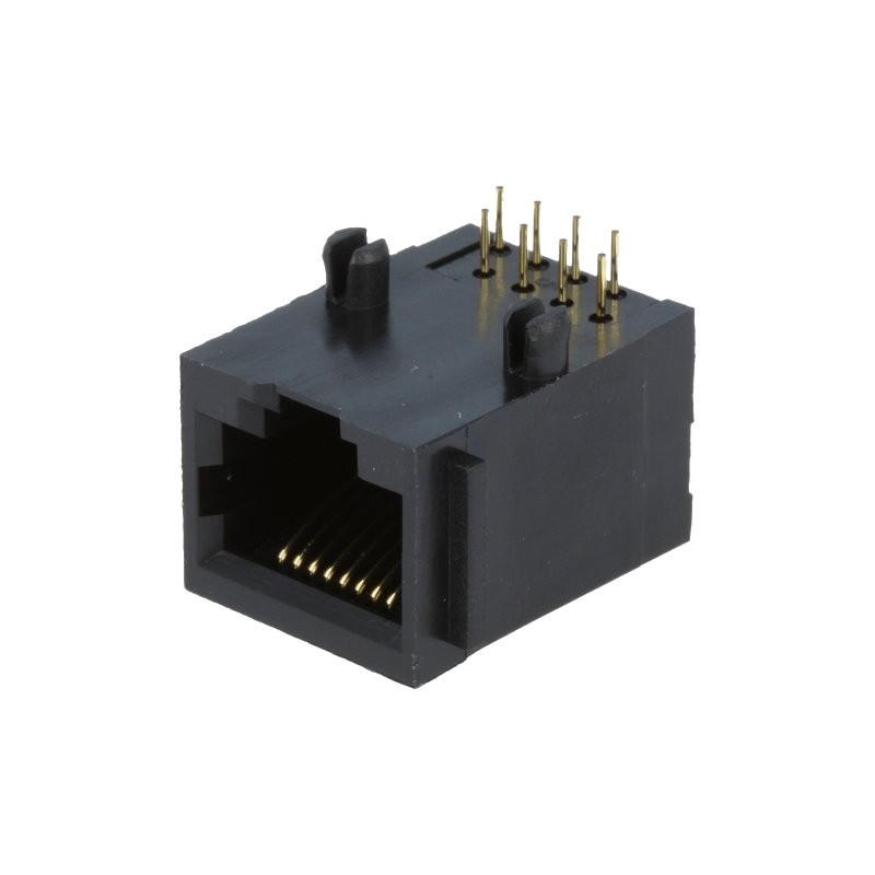RJ45 connector 8-pin PCB - 8p8c