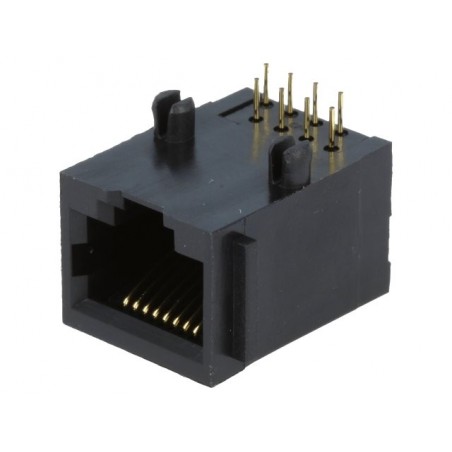 Conector RJ45 8 pinos para PCB – 8p8c