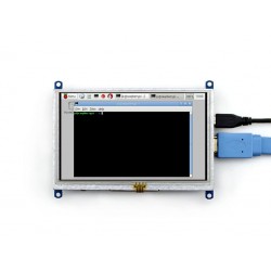  Ecrã tátil resistivo 5'' HDMI LCD 800x480 