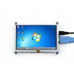  Ecrã tátil resistivo 5'' HDMI LCD 800x480 