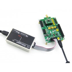  Kit de avaliação c/ módulo ZigBee CC2530 - 250m c/ LCD e sensores 