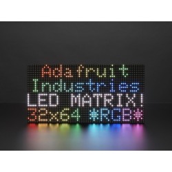  Matriz de LEDs RGB 64x32pixeis - 5mm pitch - 318x158mm 