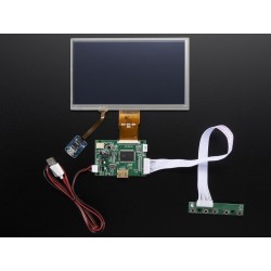  HDMI 4 Pi: 7" Display w/Touchscreen 1024x600 w/ Mini Driver 