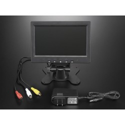  Monitor TFT 7'' c/ TV (NTSC/PAL), A/V e VGA 