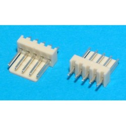 Conector 5 pinos 2,54mm para fichas shell ou kk