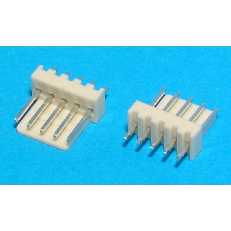 Conector 5 pinos 2,54mm para fichas shell ou kk