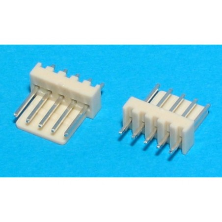 Conector 5 pinos 2,54mm para fichas shell ou kk