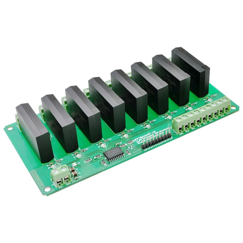  8 Channel (AC) Solid State Relay Controller Board 