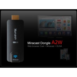 Miracast Dongle A2W - Web browser Cast + Miracast + DLNA 