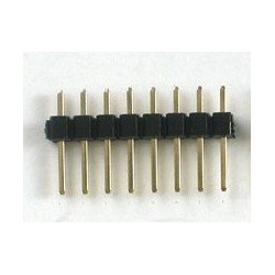 Pente 8 pinos 2,54mm Vertical