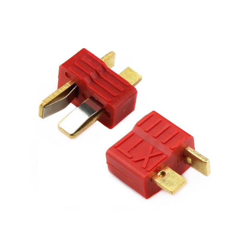 Par de conectores Deans T Plug - 30Amperes