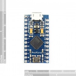 Pro Micro 5V/16MHz Arduino Compatible Microcontroller - RobotShop