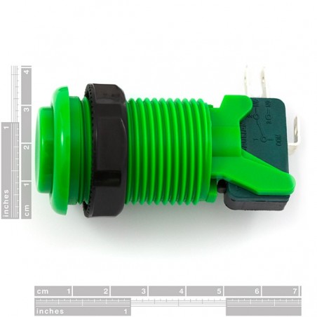 Botão de pressão 28mm - Verde
