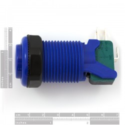 Botão de pressão 28mm - Azul