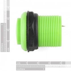 Botão de pressão 33mm - Verde claro