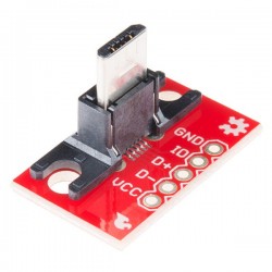 Adaptador USB MicroB Plug para PCB