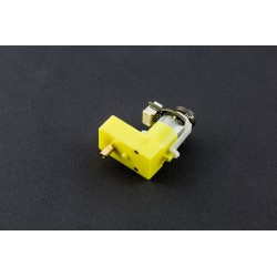 Micro Motor DC 90º com encoder e redutora 120:1 - 6V 160RPM