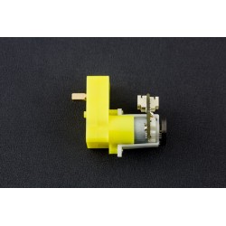 Micro Motor DC 90º com encoder e redutora 120:1 - 6V 160RPM