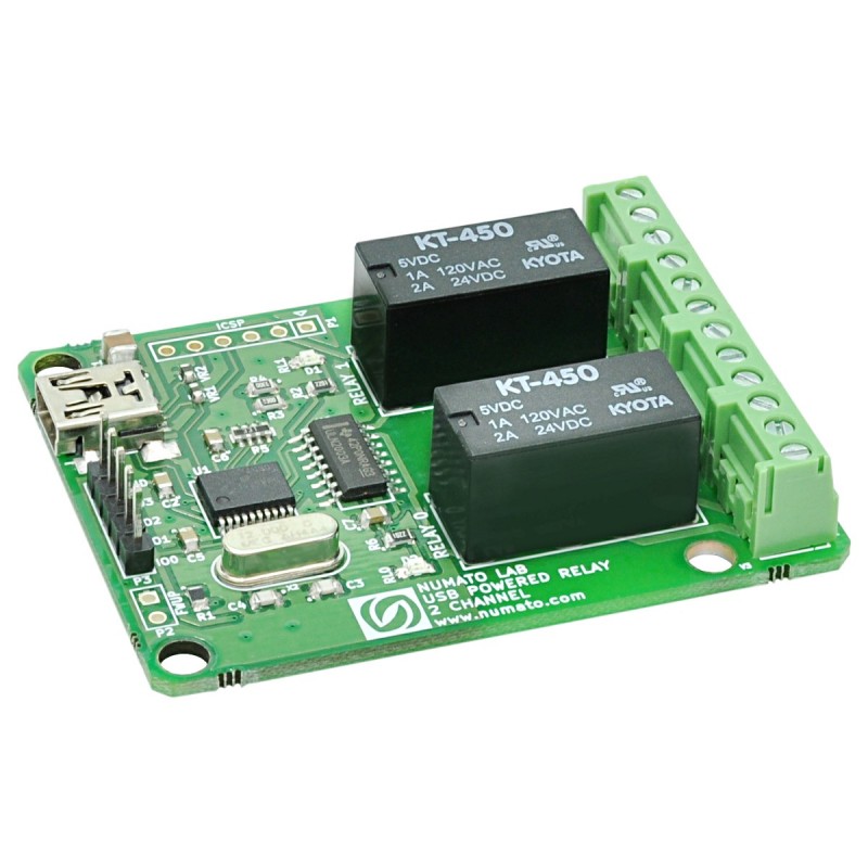2 Channel USB Powered Relay Module