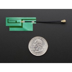 Slim Sticker-type GSM/Cellular Quad-Band Antenna - 3dBi uFL