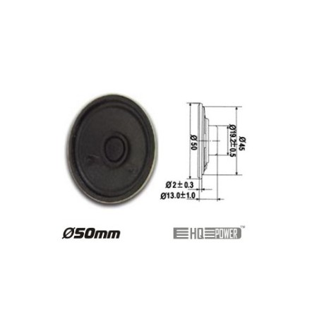 Altifalante Miniatura 0.5W 8 OHM 50MM HQ Power