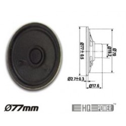 Altifalante Miniatura 1W 8 OHM 77MM HQ Power