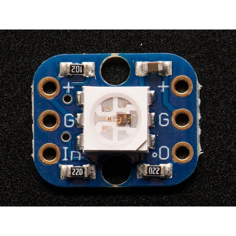 Breadboard-friendly RGB Smart NeoPixel - Pack of 4