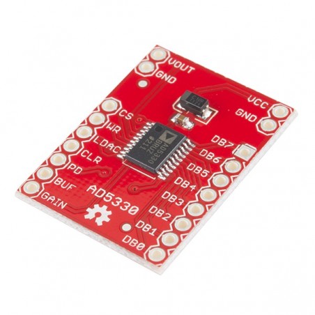 SparkFun Parallel DAC Breakout - AD5330 (8-Bit) SparkFun Parallel DAC Breakout - AD5330 (8-Bit)