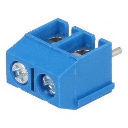 Conector Azul de 2 pinos