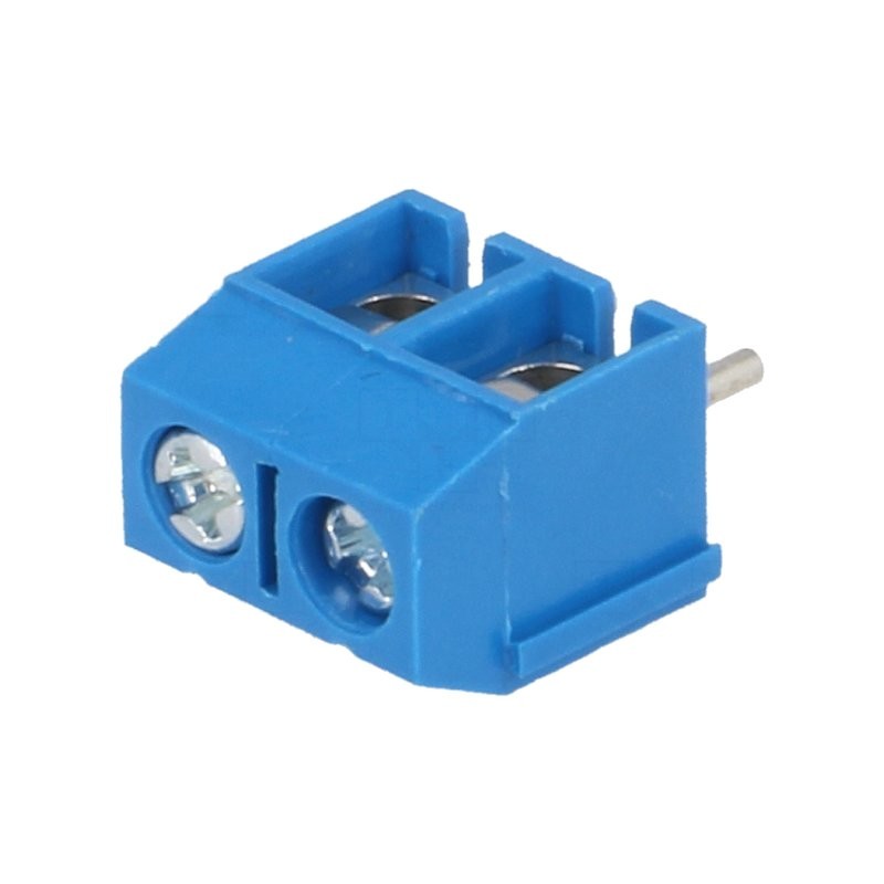 Conector Azul de 2 pinos