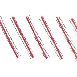 40 Pin Headers - Straight (Red) - FIT0084-R