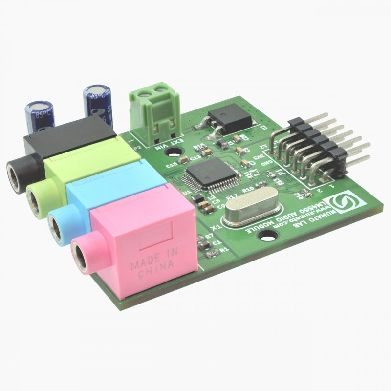 LM4550 AC'97 Stereo Audio Codec Expansion Module