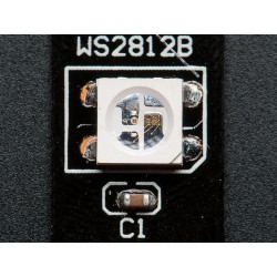 NeoPixel - Fita de LEDs RGB - 60 LEDs (1m) fundo preto	