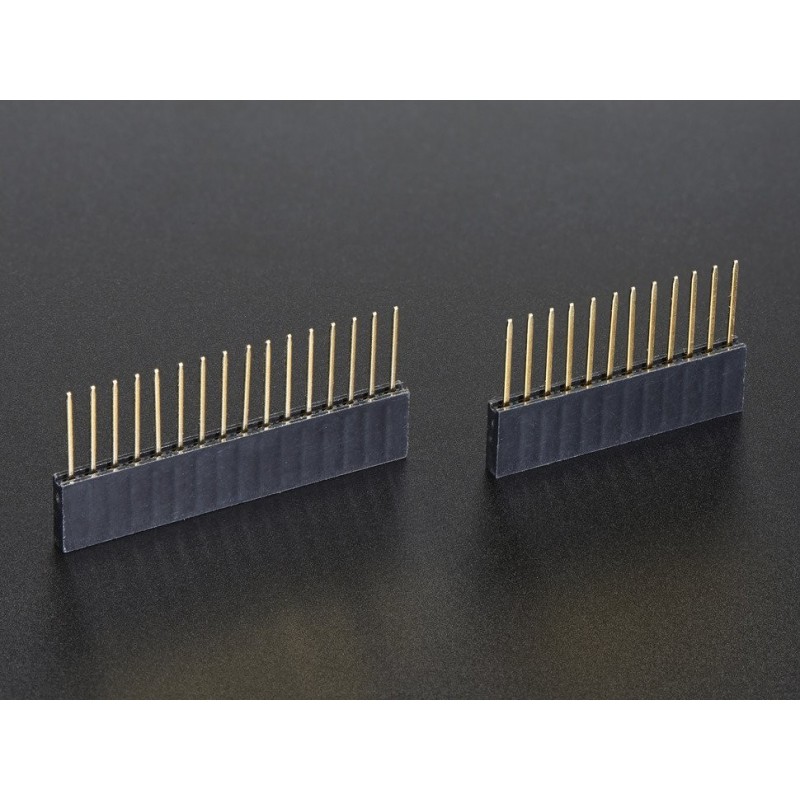 Feather Stacking Headers - 12-pin and 16-pin female headers