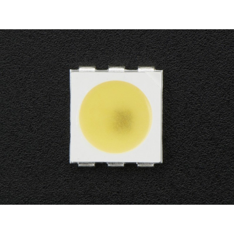 APA102 5050 Cool White LED w/ Integrated Driver Chip - 10 Pack - ~6000K	