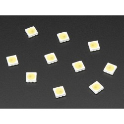 APA102 5050 Cool White LED w/ Integrated Driver Chip - 10 Pack - ~6000K	