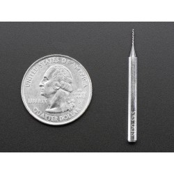 Fresa para PCBs 0.5mm diametro - eixo 1/8''	