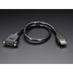 Panel mount HDMI Cable - 40 cm	