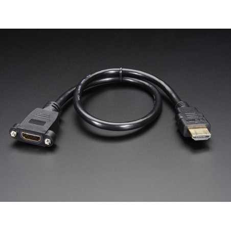 Panel mount HDMI Cable - 40 cm	