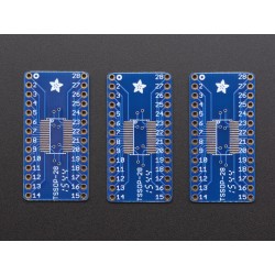 PCB adaptador para chips SOIC-28 ou TSSOP-28 - Pack de 3