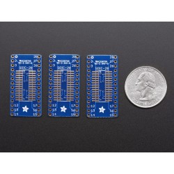 SMT Breakout PCB for SOIC-28 or TSSOP-28 - 3 Pack!	